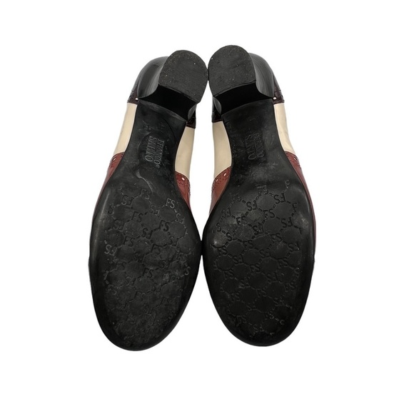 Franco Sarto Brandy Patent Purple Round Toe Block Heel Pumps Size 8 Women’s - Picture 9 of 10